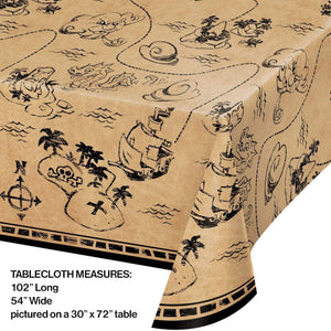 Treasure Island Pirate Plastic Table Cover