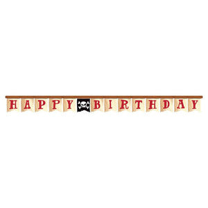 Treasure Island Pirate Birthday Pennant Banner | The Party Darling