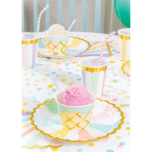 Ice Cream Cup with Spoons 8ct | The Party Darling