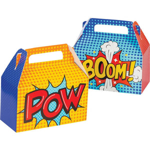 Superhero Comic Favor Boxes 4ct | The Party Darling