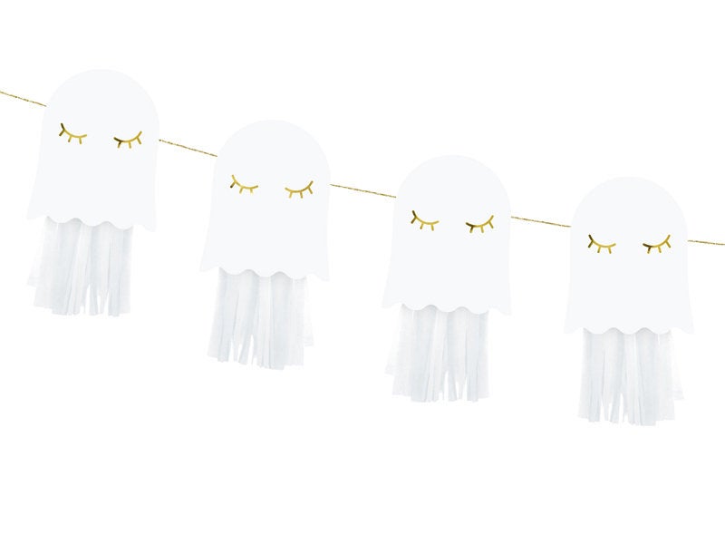 Ghost Tassel Garland 4.3ft | The Party Darling