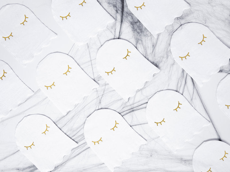 White Ghost Dessert Napkins 20ct | The Party Darling