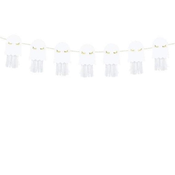 White Ghost Tassel Garland | The Party Darling