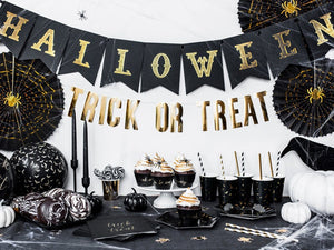Gold Trick or Treat Letter Banner | The Party Darling