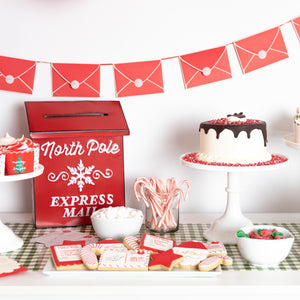 Red North Pole Express Mailbox | The Party Darling