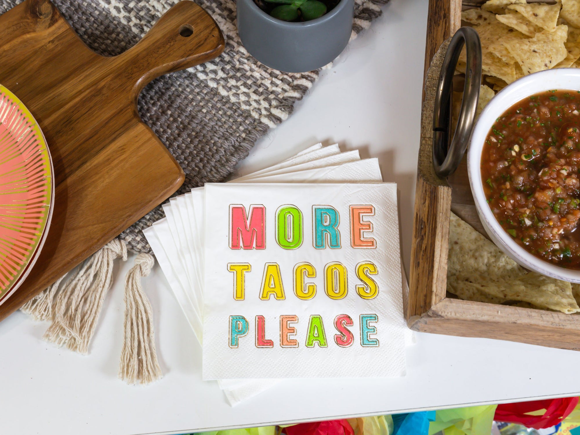 More Tacos Please Beverage Napkins 20ct |The Party Darling
