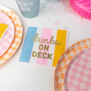 Drinks on Deck Dessert Napkins 20ct | The Party Darling