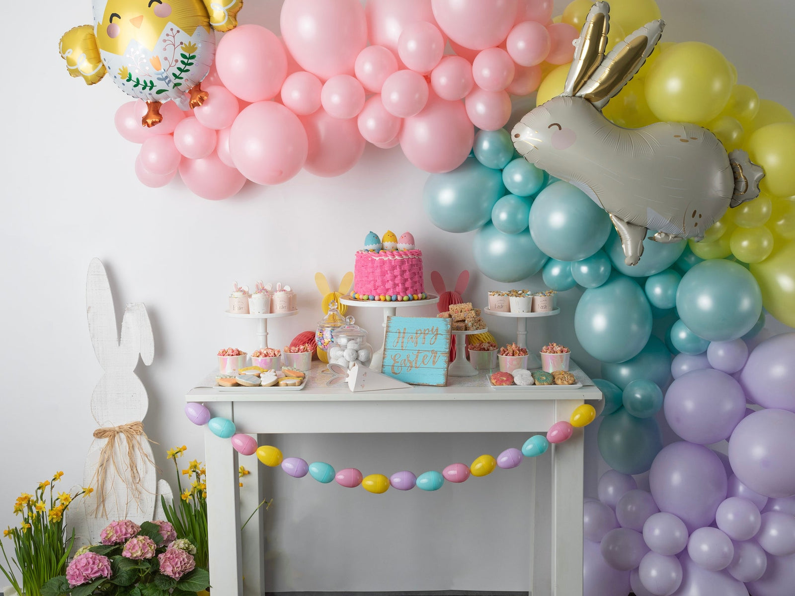 Easter Hare Foil Balloon 35in | The Party Darling