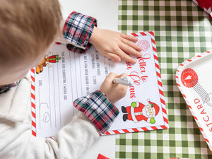 Free Printable Letter to Santa Claus | The Party Darling