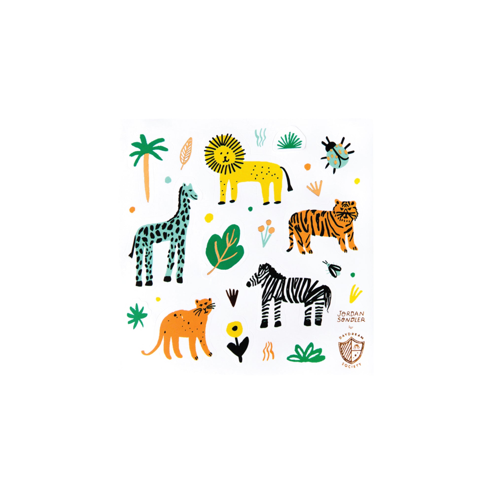 Into The Wild Sticker Sheets 4ct | The Party Darling