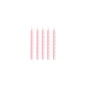 Iridescent Spiral Birthday Candles 24ct | The Party Darling