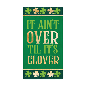 It Ain't Over 'Til It's Clover Paper Guest Towels 16ct | The Party Darling