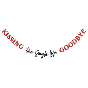 Kissing The Single Life Goodbye Banner | The Party Darling