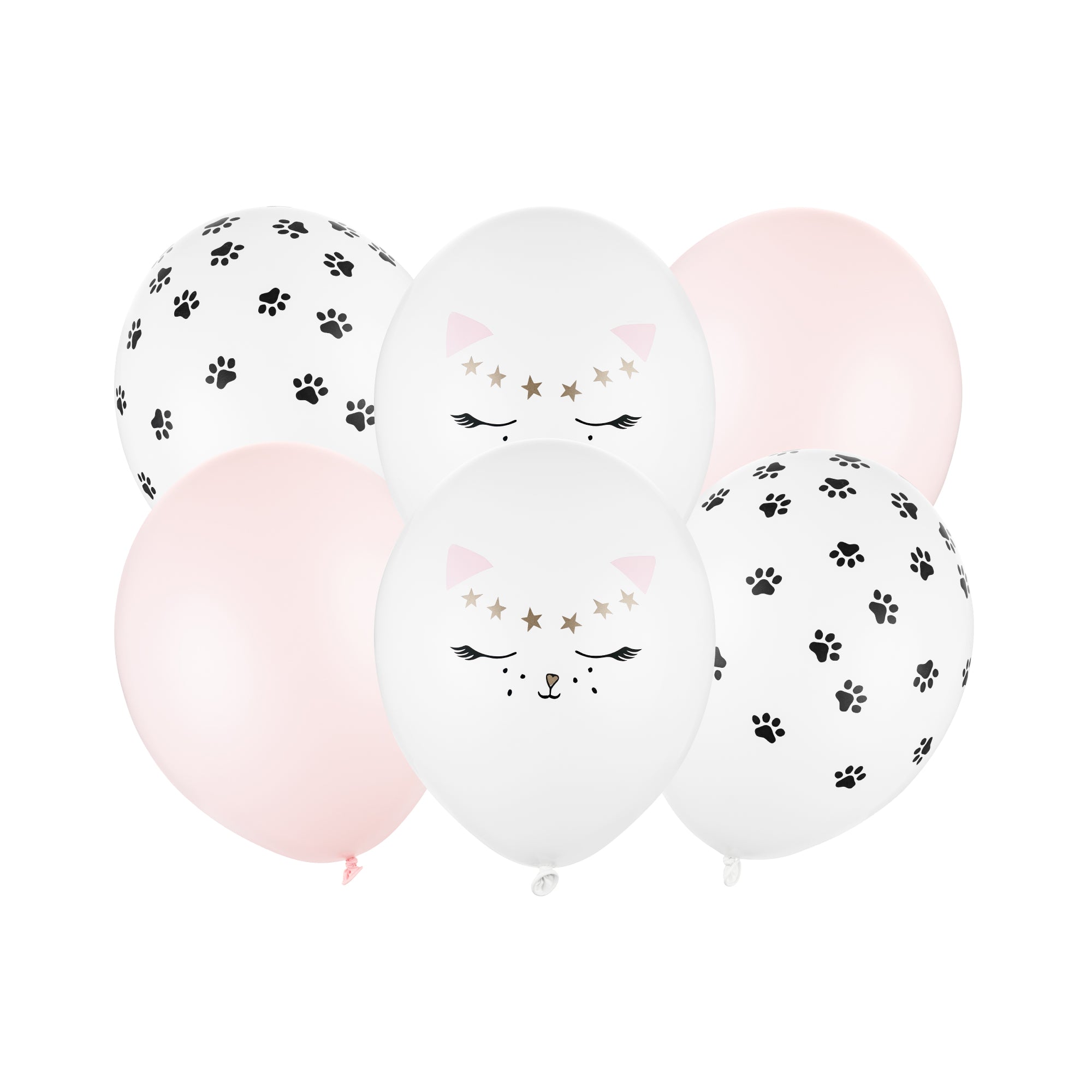 Kitty Cat Balloon Bouquet 6ct | The Party Darling