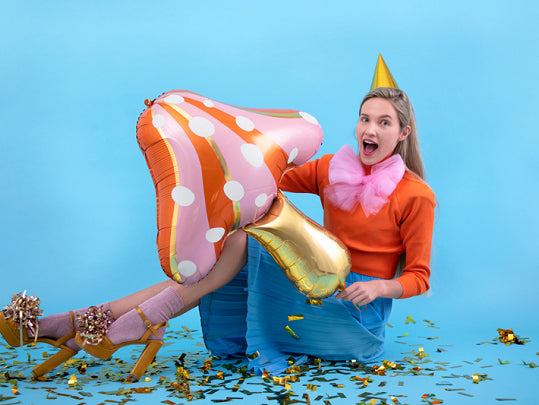 Fairy Toadstool Foil Balloon 30in - The Party Darling