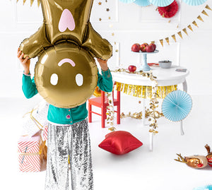 Giant Gingerbread Man Foil Balloon 34in - The Party Darling