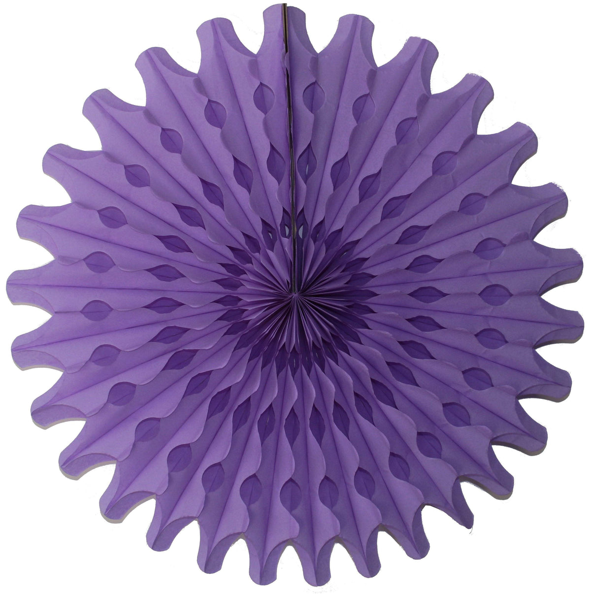 Purple Tissue Paper Fan 18