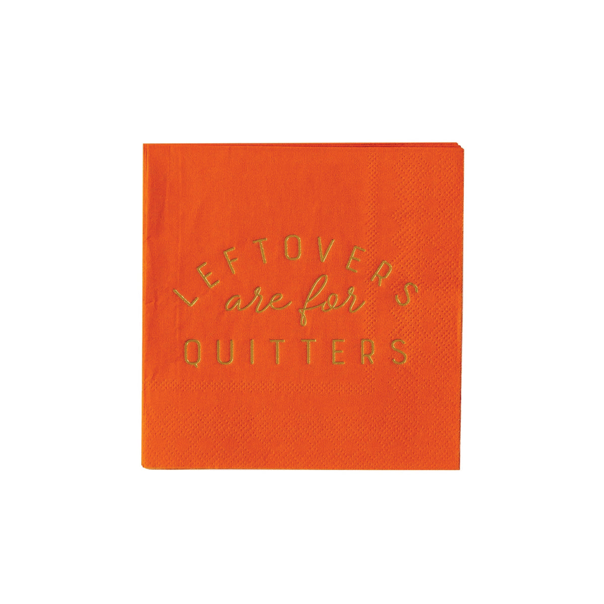 Leftovers Are For Quitters Dessert Napkins 18ct | The Party Darling