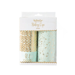 Let It Snow Baking Cups 50ct | The Party Darling