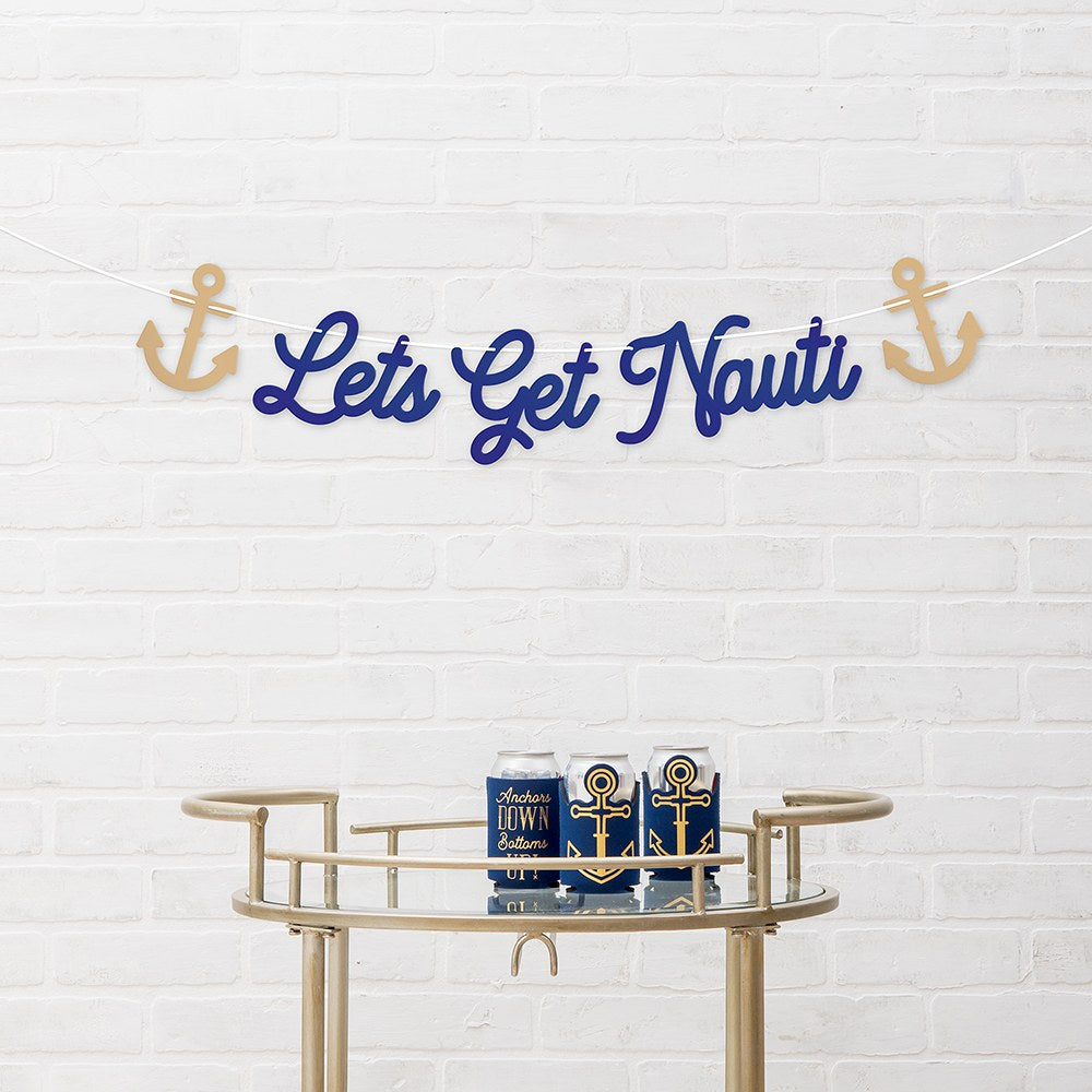 Let's Get Nauti Bachelorette Banner | The Party Darling