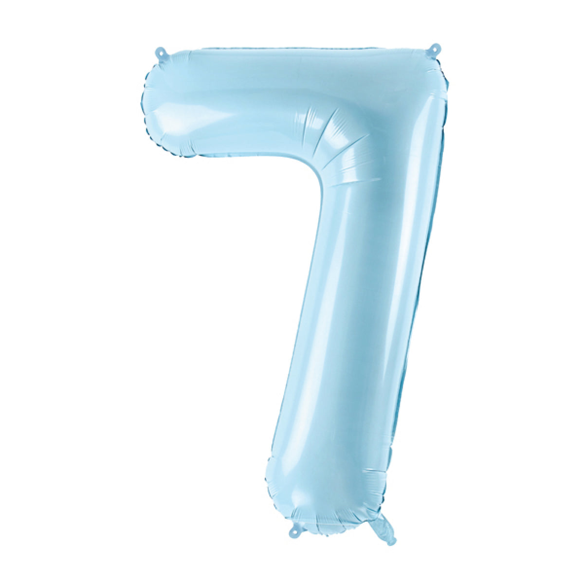34&quot; Giant Pastel Light Blue Number 7 Balloon | The Party Darling
