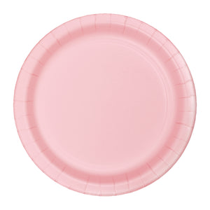 Light Pink Paper Lunch Plates 12ct | The Party Darling