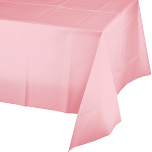 Light Pink Plastic Table Cover | The Party Darling