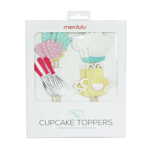 Baking Party Cupcake Toppers & Wrappers | The Party Darling