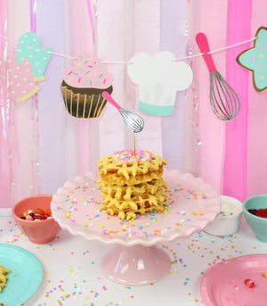 Baking Party Cupcake Toppers