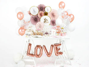 13in Air-Filled Rose Gold Letter Balloon | The Party Darling