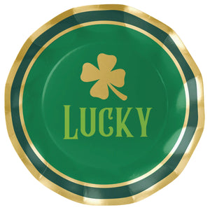 Lucky Clover St. Patrick's Day Dinner Plates 8ct | The Party Darling