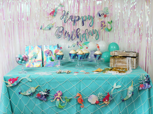 Under the Sea Mermaid Garland 9ft - The Party Darling