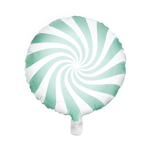 Mint Green Swirly Lollipop Foil Balloon 14in | The Party Darling
