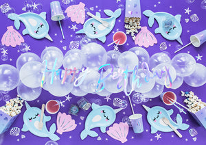 Narwhal Cake Toppers - The Party Darling