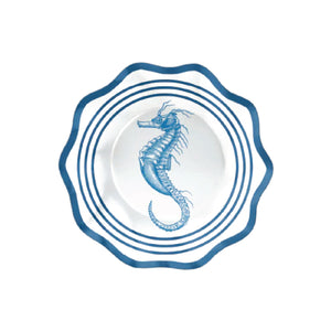 Nautical Seahorse Wavy Dessert Bowls 8ct | The Party Darling