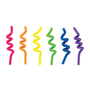 Multicolor Coil Birthday Candles | The Party Darling