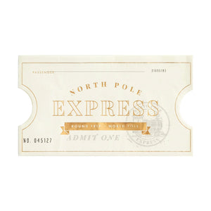 North Pole Express Paper Guest Towels 18ct | The Party Darling