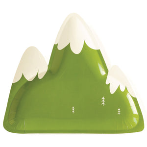 Happy Camper Mountain Lunch Plates 8ct | The Party Darling