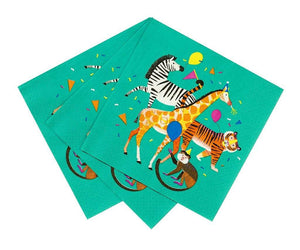 Party Animals Lunch Napkins 20ct | The Party Darling