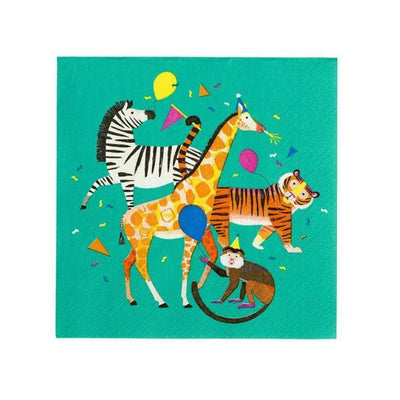 Party Animals Lunch Napkins 20ct