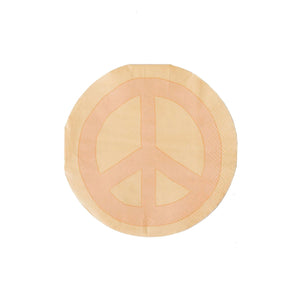 Peace and Love Dessert Napkins 20ct | The Party Darling