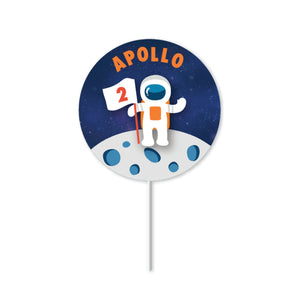 Personalized Outer Space Cake Topper | The Party Darling