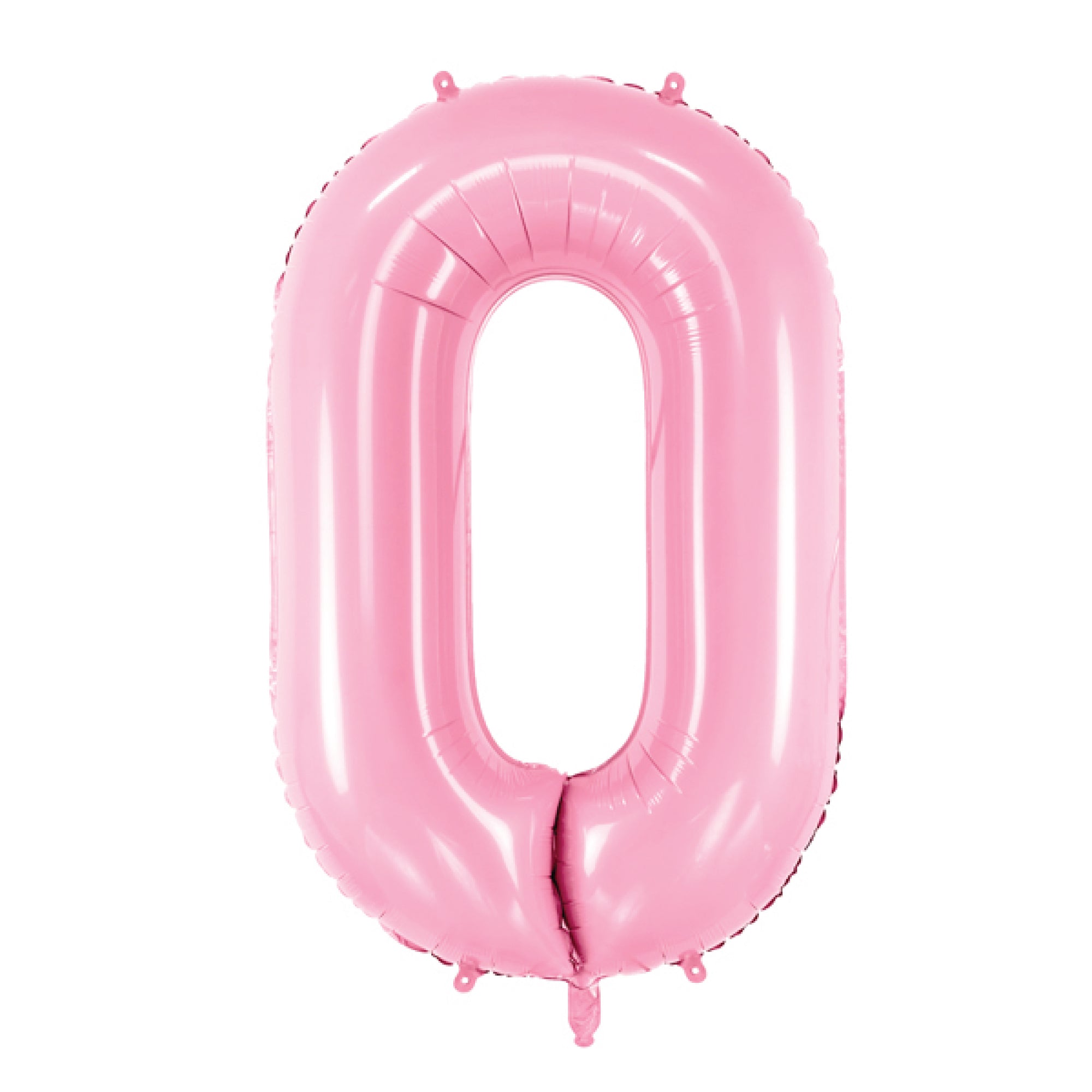 34" Pink Giant Number 0 Balloon | The Party Darling