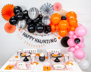 Happy Haunting Halloween Balloon Garland Kit 8ft - The Party Darling