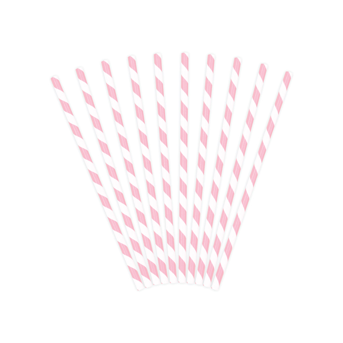 Pink Striped Paper Straws | Pink Party Decor | The Party Darling