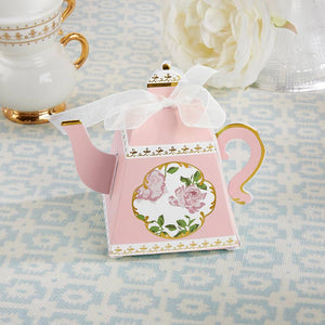 Pink Floral Tea Time Favor Boxes | The Party Darling