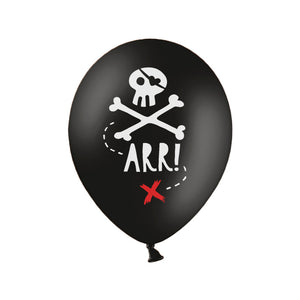 Pirate Latex Balloons 6ct | The Party Darling