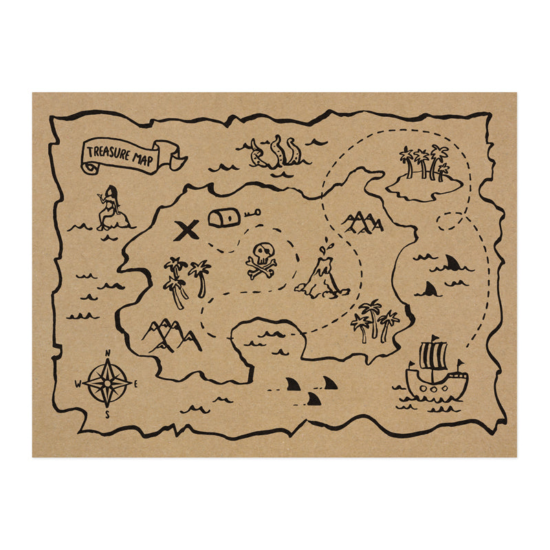 treasure map for kids party