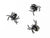 Black Plastic Spiders 10ct | The Party Darling