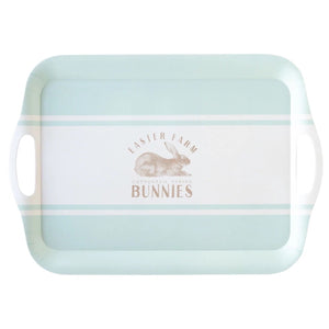 Easter Farm Reusable Bamboo Serving Tray 1ct | The Party Darling
